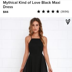 Mythical Kind of Love Black Maxi Bridesmaid Dress